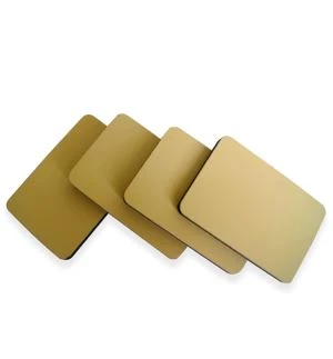 Ruda aukso spalva 4 * 8 pėdų 3 mm skydelis
