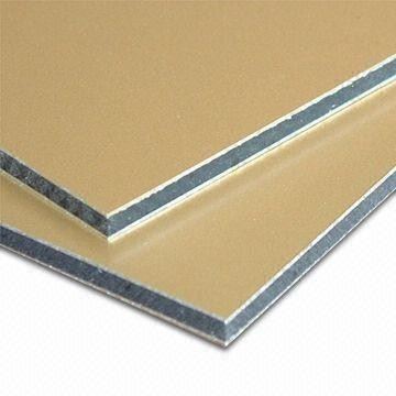 Silver Color 4mm Facades Acp Aluminum Composite Panel  